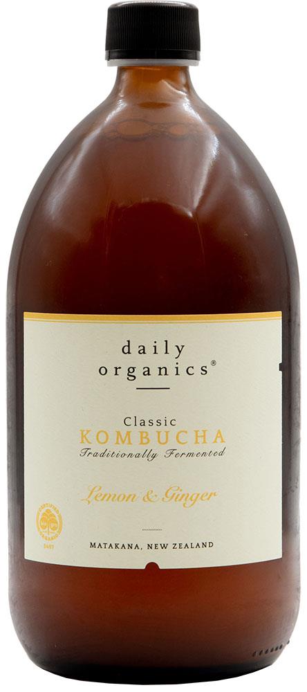 Daily Organics Lemon & Ginger Classic Kombucha (1L)