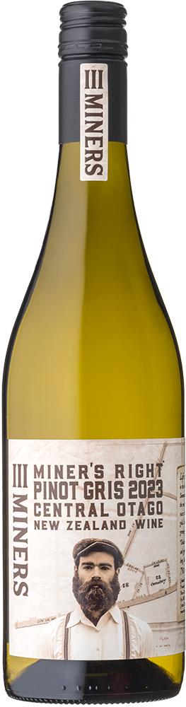 Three Miners Miner’s Right Central Otago Pinot Gris 2023