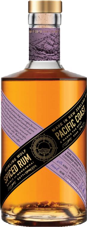 Pacific Coast Howling Wolf Spiced Rum (700ml)