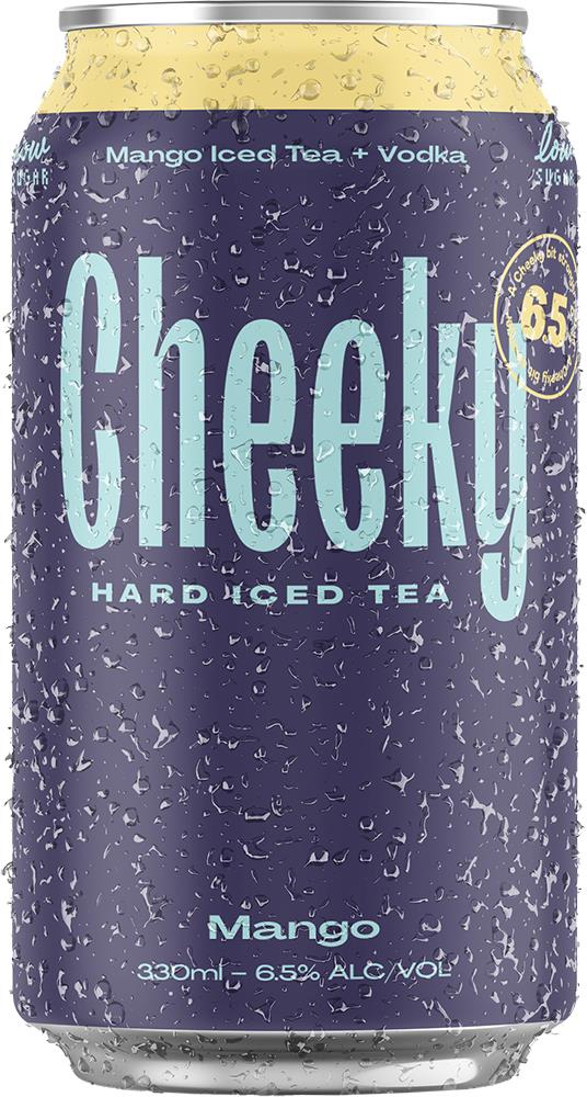 Cheeky Hard Iced Tea Mango 6.5% (330ml) (10pk)