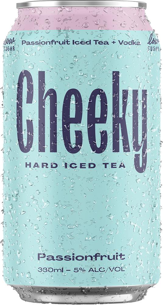 Cheeky Hard Iced Tea Passionfruit 5% (330ml) (10pk)