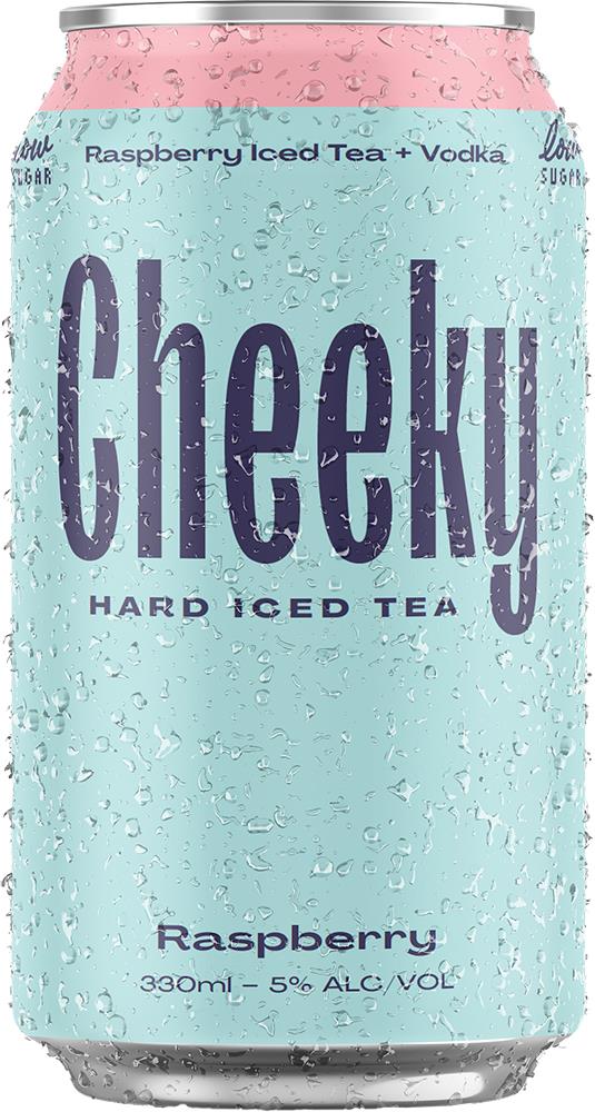 Cheeky Hard Iced Tea Raspberry 5% (330ml) (10pk)