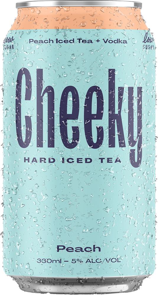 Cheeky Hard Iced Tea Peach 5% (330ml) (10pk)