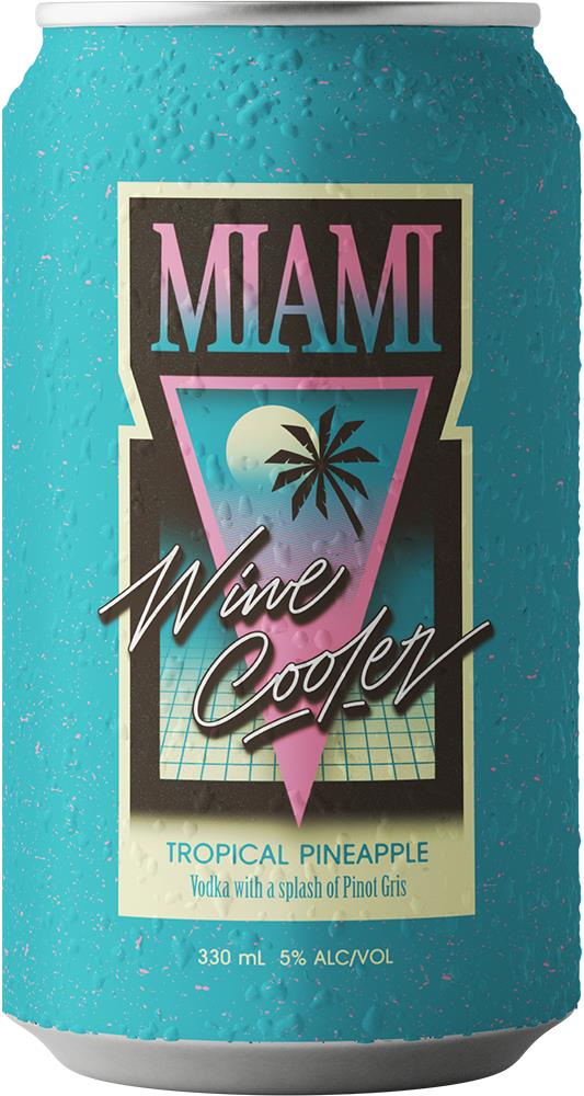 Miami Wine Cooler Tropical Pineapple (330ml) (4x6pk)