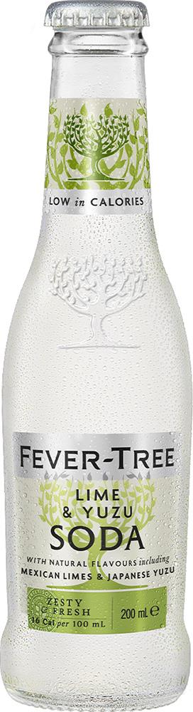 Fever Tree Lime & Yuzu Soda (200ml) (6x4pk)