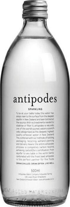 Antipodes Sparkling Mineral Water Glass (500ml)