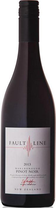 Fault Line Marlborough Pinot Noir 2013 (Export back label)