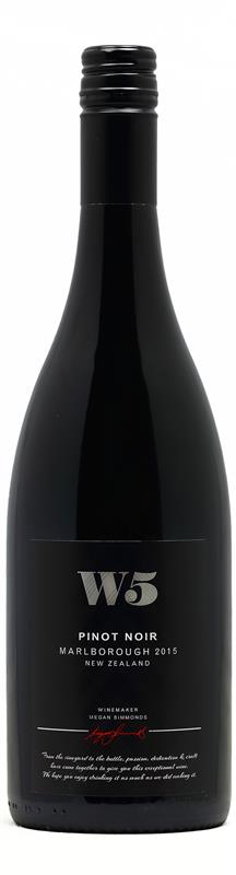 W5 Marlborough Single Vineyard Pinot Noir 2015 (Blend 2)