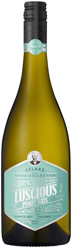 Selaks Taste Collection's 'Luscious' Hawkes Bay Pinot Gris 2017