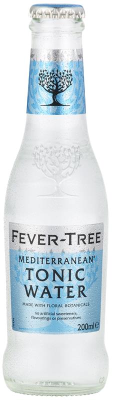 Fever Tree Premium Mediterranean Tonic Water 24 x 200ml