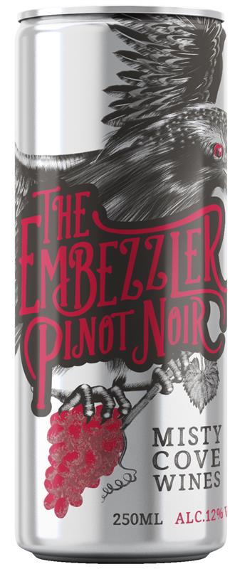 Misty Cove's 'the Embezzler' Pinot Noir 2017 (250ml)