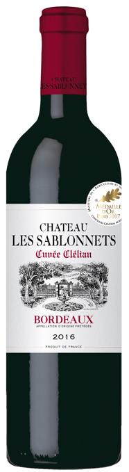 Château Les Sablonnets ‘Cuvee Clelian’ Bordeaux 2016 (France)